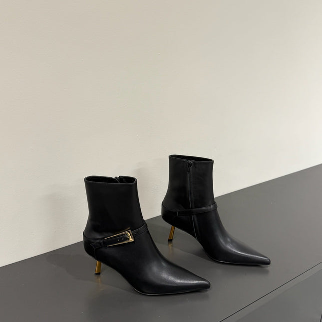 LEE BOOTS IN BLACK SMOOTH CALFSKIN