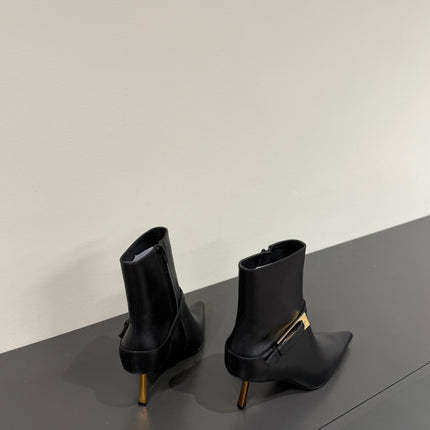 LEE BOOTS IN BLACK SMOOTH CALFSKIN