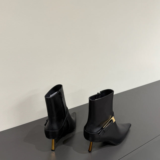 LEE BOOTS IN BLACK SMOOTH CALFSKIN