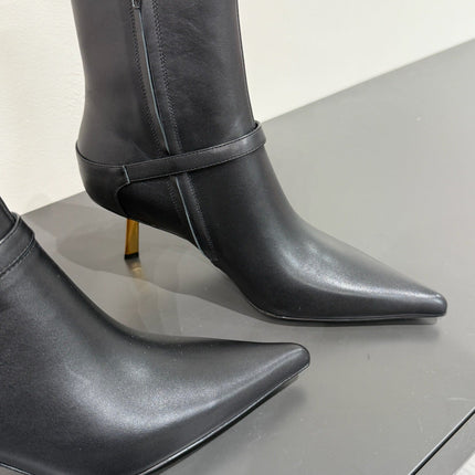 LEE BOOTS IN BLACK SMOOTH CALFSKIN