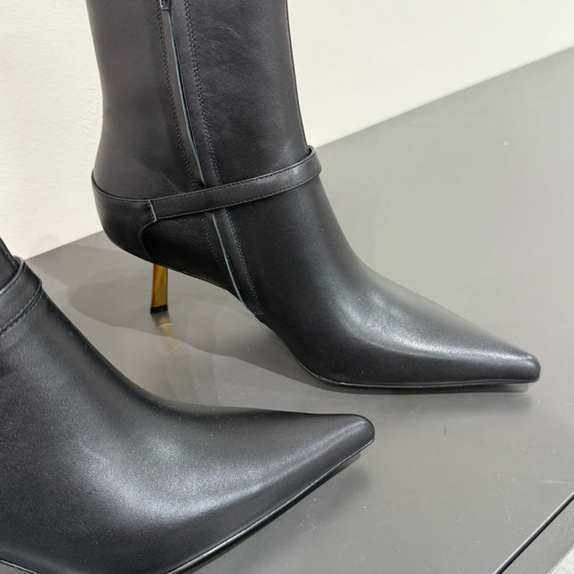 LEE BOOTS IN BLACK SMOOTH CALFSKIN