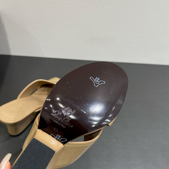 LP HIGH HEELS 25S IN WARM BEIGE LAMBSKIN