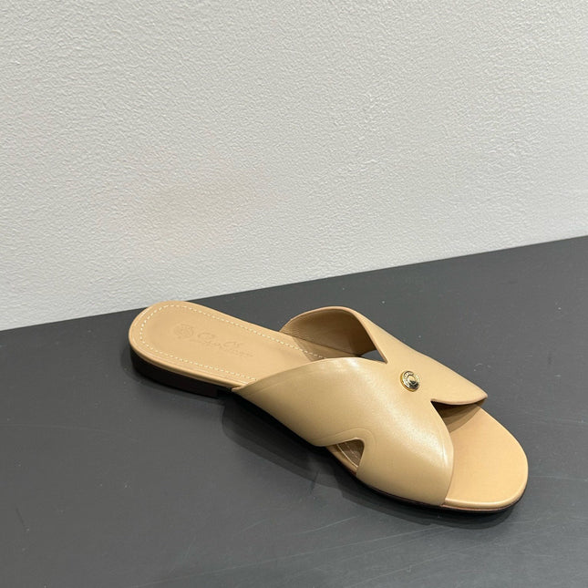 LP SANDALS 25S IN WARM BEIGE LAMBSKIN