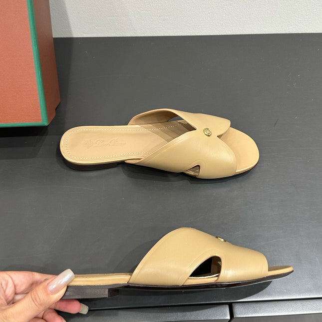 LP SANDALS 25S IN WARM BEIGE LAMBSKIN