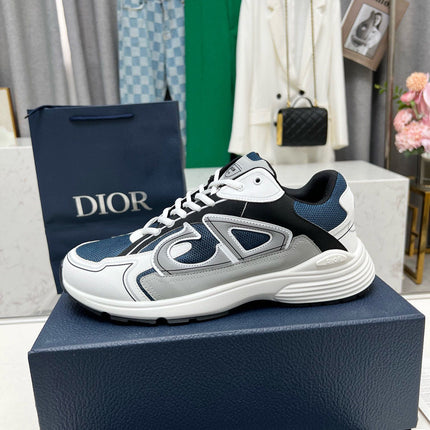 CD B30 SNEAKER AEGEAN AND WHITE MESH FABRIC