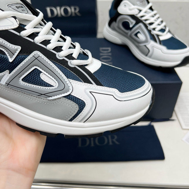 CD B30 SNEAKER AEGEAN AND WHITE MESH FABRIC
