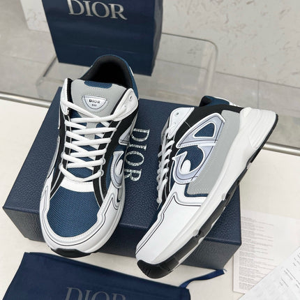 CD B30 SNEAKER AEGEAN AND WHITE MESH FABRIC