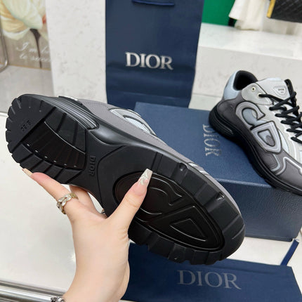 CD B30 SNEAKER ANCHOR AND GRAY MESH FABRIC