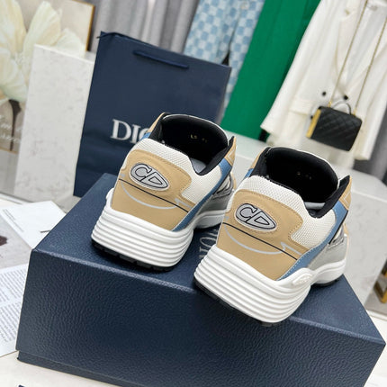 CD B30 SNEAKER WHITE AND FLAX MESH FABRIC
