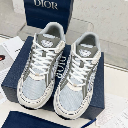 CD B30 SNEAKER GRAY AND CREAM MESH FABRIC