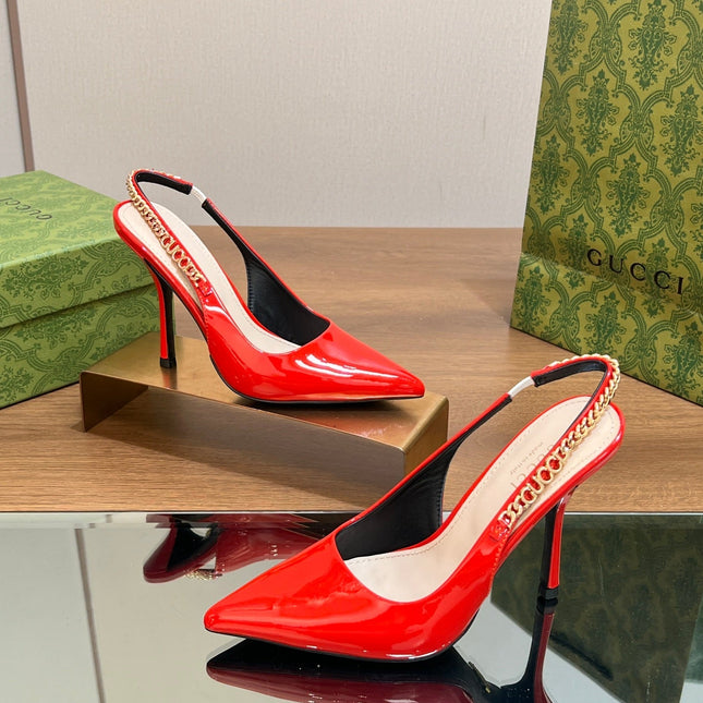 GG SIGNORIA SLINGBACK PUMP CANDY LAMBSKIN