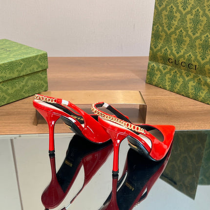 GG SIGNORIA SLINGBACK PUMP CANDY LAMBSKIN