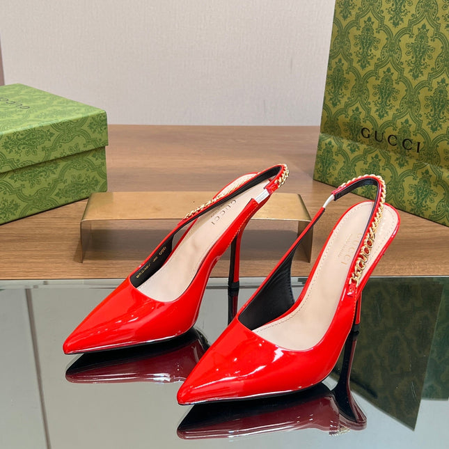 GG SIGNORIA SLINGBACK PUMP CANDY LAMBSKIN