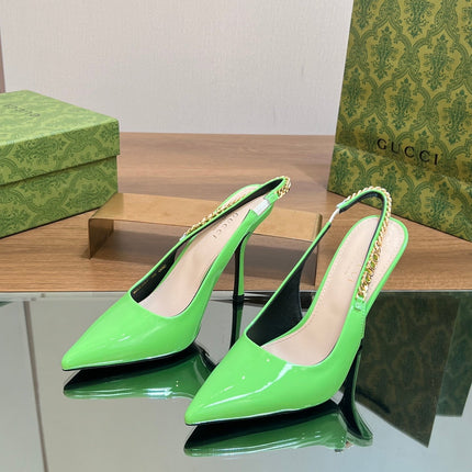 GG SIGNORIA SLINGBACK PUMP SHAMROCK LAMBSKIN