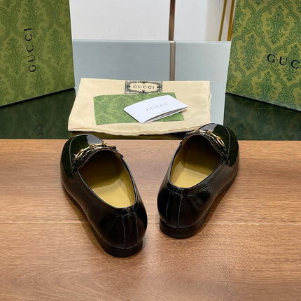 GG JORDAAN LOAFER GLOSSY BLACK LAMBSKIN