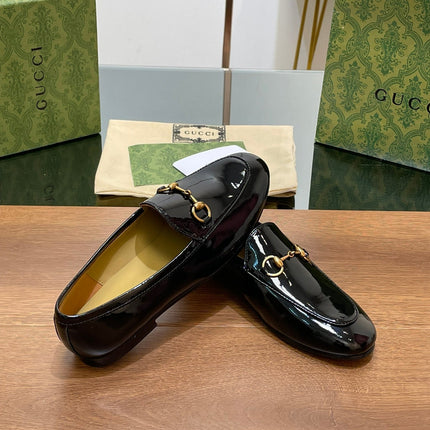 GG JORDAAN LOAFER GLOSSY BLACK LAMBSKIN