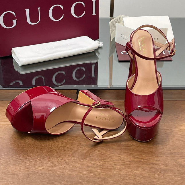 HIGH HEEL SANDALS 13 CM IN RED LAMBSKIN