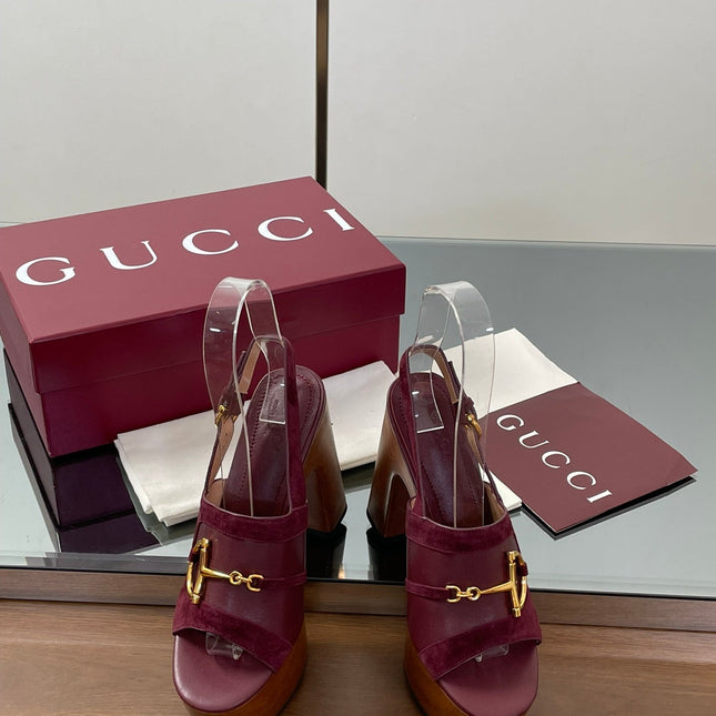 HIGH HEEL SANDALS 13 CM IN DARK RED CALFSKIN MIX SUEDE GOLD HARDWARE