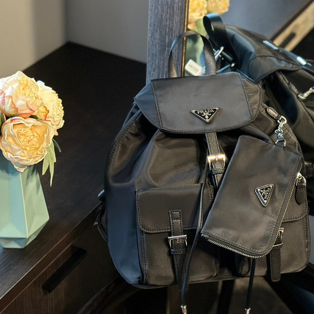 PRA DUMA 32 BACKPACK IN BLACK RE-NYLON