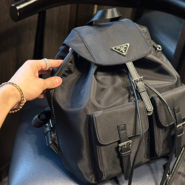 PRA DUMA 32 BACKPACK IN BLACK RE-NYLON