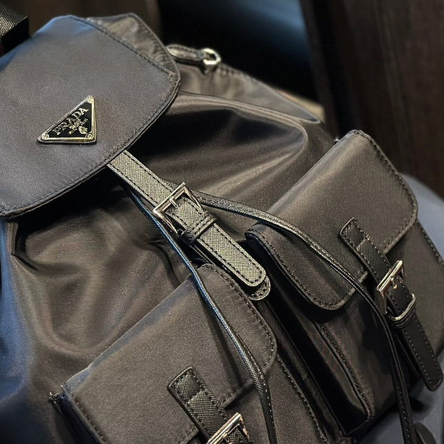 PRA DUMA 32 BACKPACK IN BLACK RE-NYLON