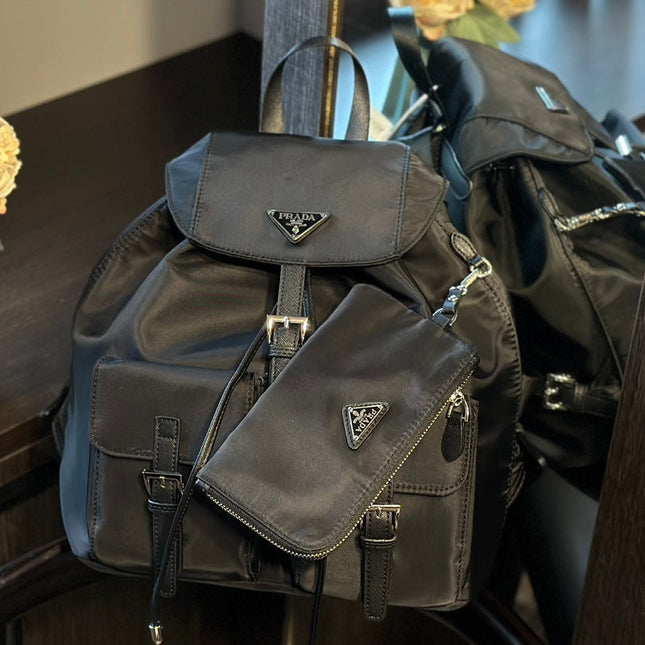 PRA DUMA 32 BACKPACK IN BLACK RE-NYLON