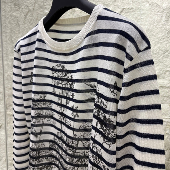 DIOR KNIT SWEATER 25S IN LINEN 266032