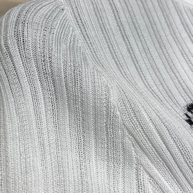 ROUND NECK KNIT TEE 25S IN COOL SILK 266093