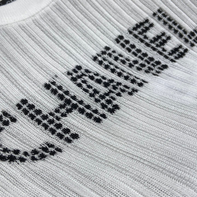 ROUND NECK KNIT TEE 25S IN COOL SILK 266093