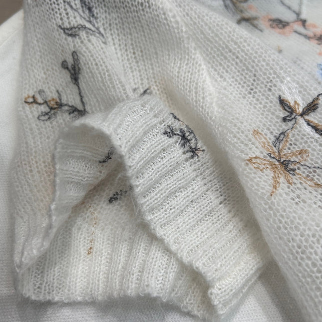 CREW NECK KNIT SWEATER 25S IN COTTON 266209