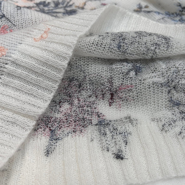 CREW NECK KNIT SWEATER 25S IN COTTON 266209