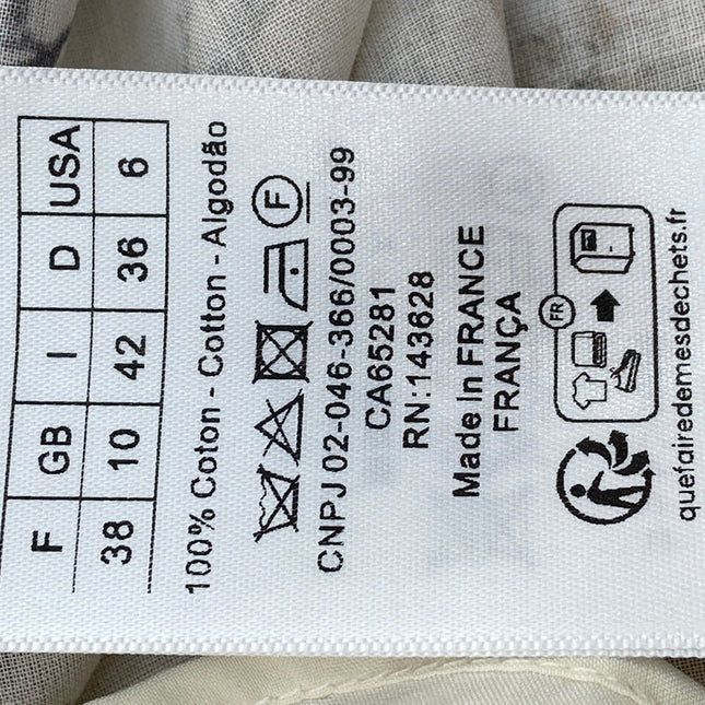 BUTTON DOWN V NECK DRESS 25S IN COTTON 266182