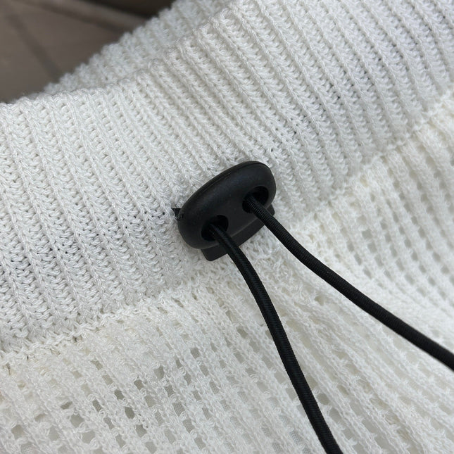 WIDE LEG ELASTIC WAIST SHORTS 25S IN LINEN 266222