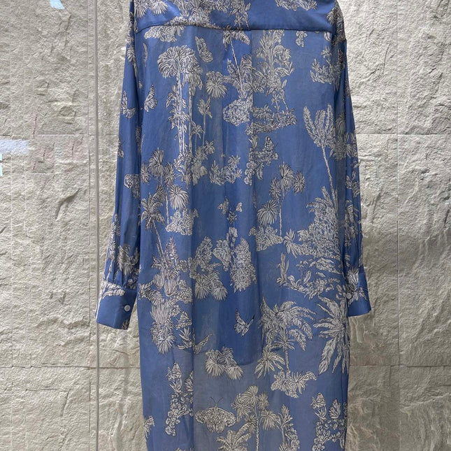 SHIRT WITH COCONUT GROVE PRINT 25S IN COTTON 266163