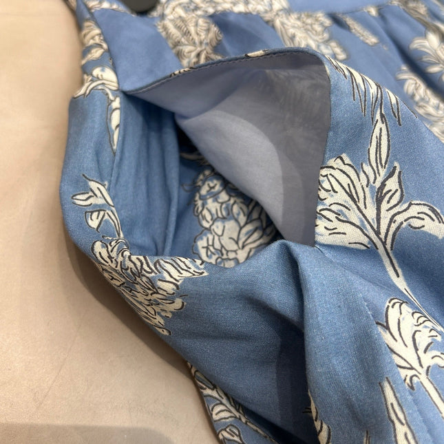 LONG SKIRT WITH COCONUT FOREST PRINT 25S IN COTTON 266160