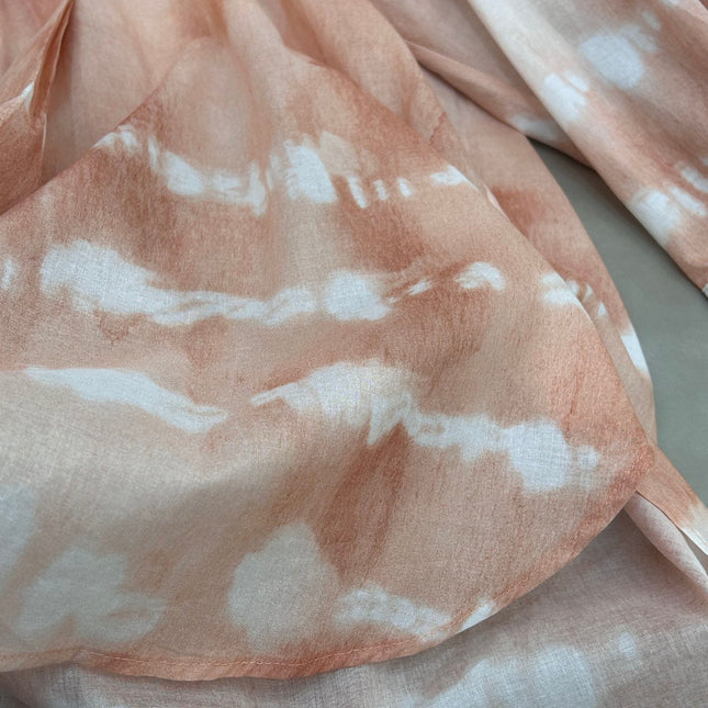 HIGH WAISTED TIE DYE SKIRT 25S IN COTTON 266215