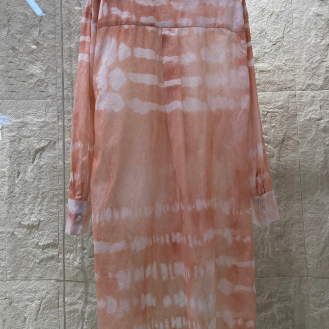 HIGH WAISTED TIE DYE SKIRT 25S IN COTTON 266215