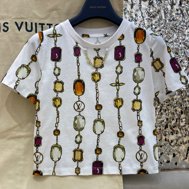 LV CROP TOP 25S IN COTTON 266288