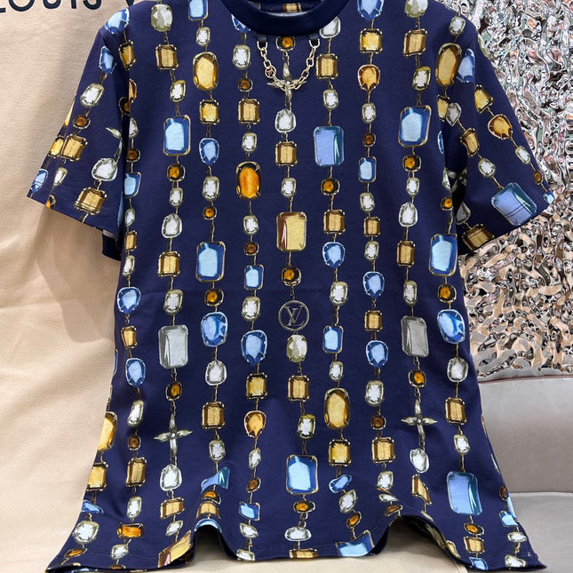 LV T SHIRT 25S IN COTTON 266294