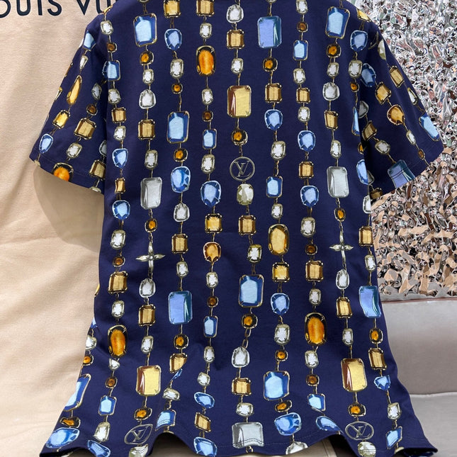 LV T SHIRT 25S IN COTTON 266294