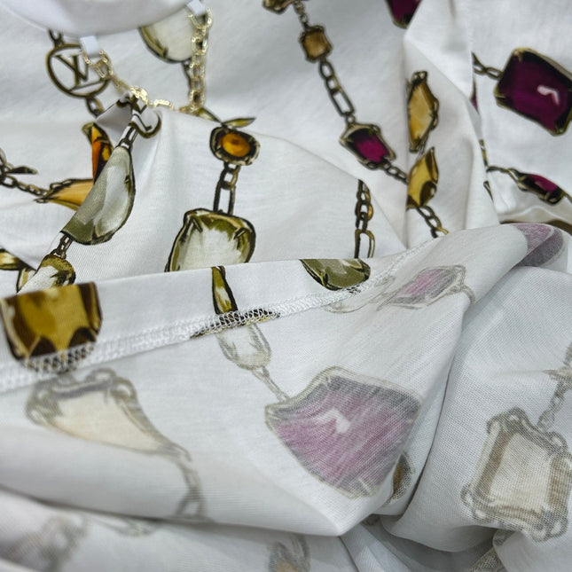 LV T SHIRT 25S IN COTTON 266298