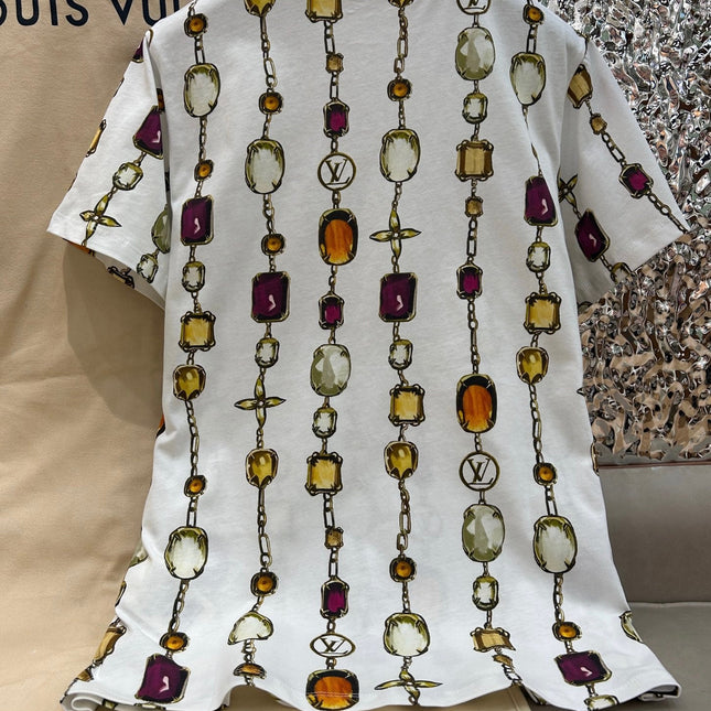 LV T SHIRT 25S IN COTTON 266298