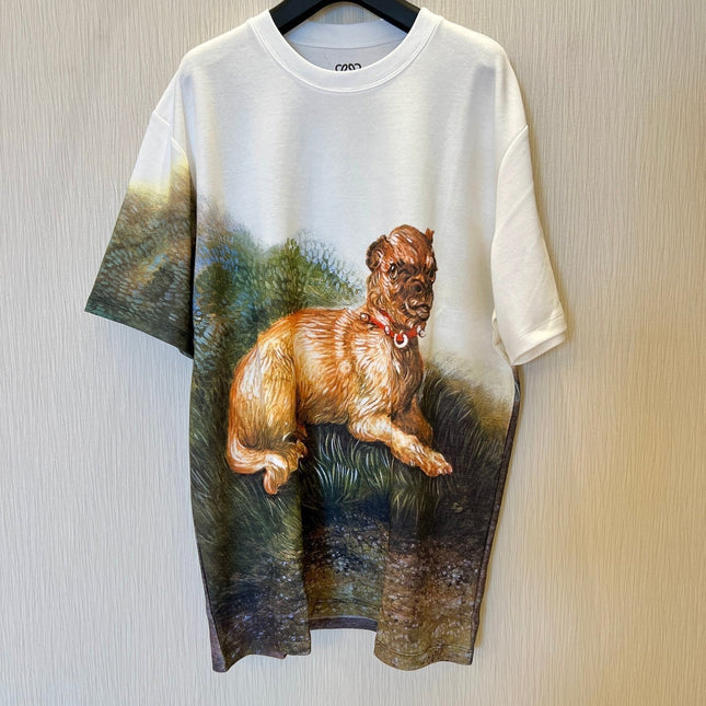 Loewe 25 Painting T-shirt Multicolor Cotton