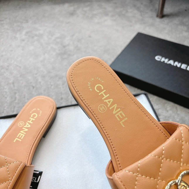 PLATFORM SLIPPERS LOGO IN YELLOW ORANGE LAMBSKIN