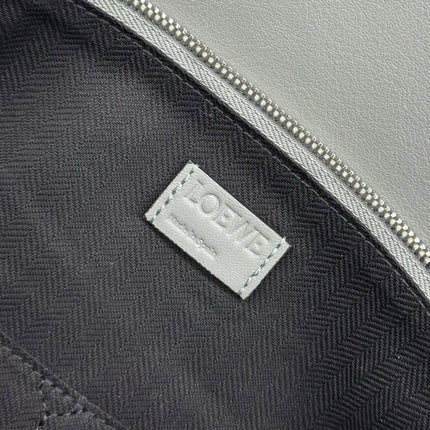 LOE PUZZLE LARGE 36 BAG IN GRAY CALFSKIN