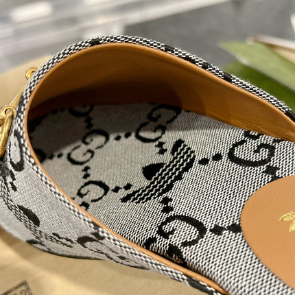 GG & ADIDAS MULE HORSEBIT BUCKLE LIGHT GRAY CANVAS