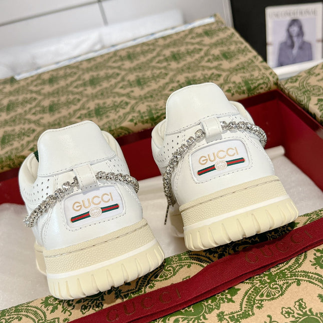 GG RE-WEB SNEAKER FOR COUPLE WHITE