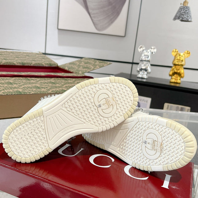 GG RE-WEB SNEAKER FOR COUPLE WHITE