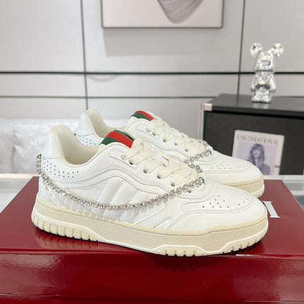 GG RE-WEB SNEAKER FOR COUPLE WHITE