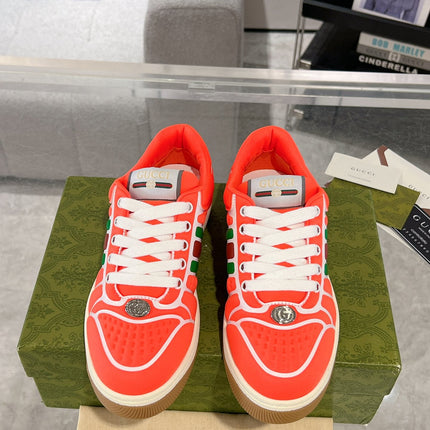 SNEAKER IN ROSE RED MIX COLORFUL CALFSKIN